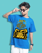 90's | Bong Graphic Tees | Blue
